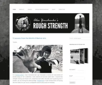 Roughstrength.com(Alex Zinchenko's Rough Strength) Screenshot