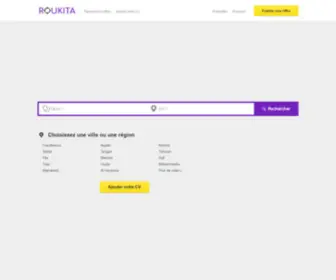 Roukita.com(Offres et annonces d'emlpoi) Screenshot