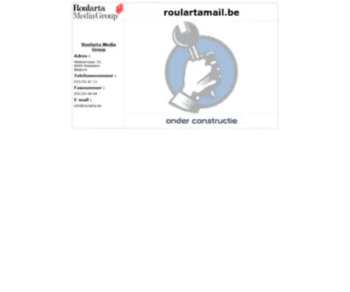 Roulartamail.be(Onder constructie) Screenshot
