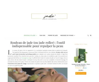 Rouleau-Jade.fr(Rouleau de jade : l’outil indispensable pour repulper la peau) Screenshot