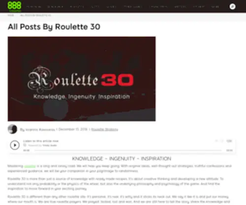Roulette30.com Screenshot