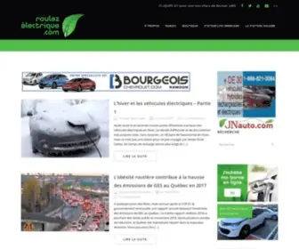 Roulezelectrique.com(Roulez Electrique) Screenshot
