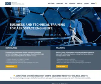 Rouloconsulting.com(Business and technical training for aerospace engineers. Training topics include) Screenshot