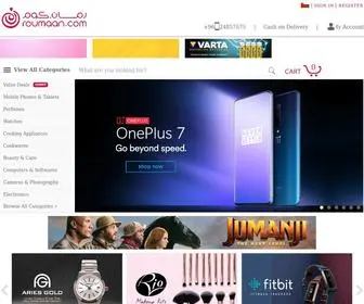 Roumaan.com(Roumaan is one of best Online Shopping Store in Oman) Screenshot