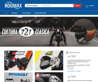 Roumax.com.uy(Accesorios y repuestos para motocicletas) Screenshot