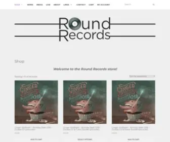 Round-Records.com(The label of Ginger Wildheart & The Wildhearts) Screenshot