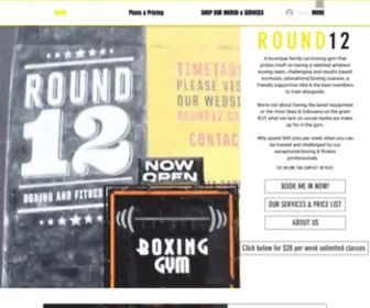 Round12.co.nz(Round 12 Boxing and Fitness Centre) Screenshot