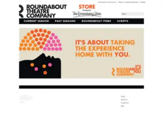 Roundaboutmerchandise.com(Roundabout Theatre Company Store) Screenshot