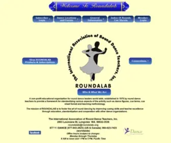 Roundalab.org(Roundalab International Association Of Round Dance Teachers Inc) Screenshot