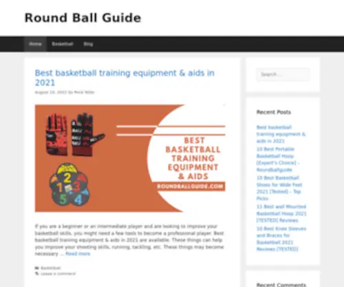 Roundballguide.com(Round Ball Guide) Screenshot