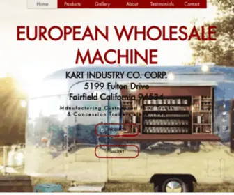 Roundfoodtruck.com(European Machines) Screenshot