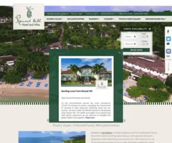Roundhill.com(Round Hill Hotel and Villas) Screenshot