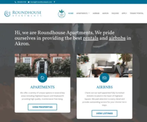 Roundhouseapartments.com(Roundhouse Apartments) Screenshot