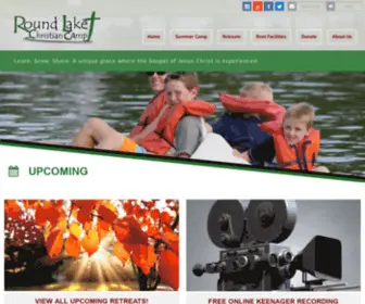 Roundlake.org(Roundlake Christian Camp) Screenshot