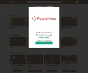 Roundmenu.com(Dubai Restaurants) Screenshot