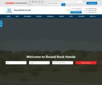 Roundrockhonda.com(Round Rock Honda in Texas) Screenshot