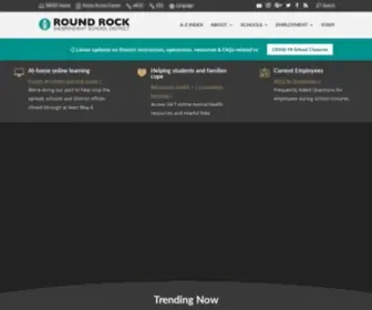 Roundrockisd.org(Round Rock ISD) Screenshot