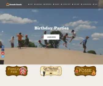 Roundsranch.com(Birthday Parties) Screenshot