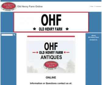 Roundtop-Oldhenryfarm.com(Old Henry Farm Online) Screenshot