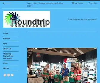 Roundtripboomerangs.com(Roundtrip Boomerangs) Screenshot