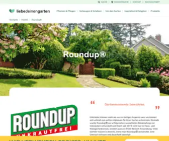 Roundup-Garten.de(Roundup®) Screenshot
