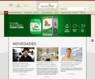Roundupreadyplus.com.ar(Roundup Ready Plus Argentina) Screenshot