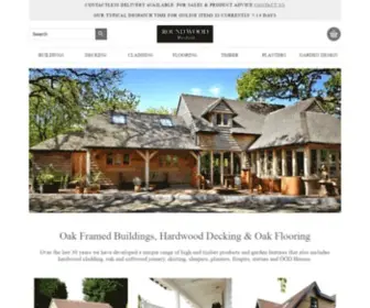 Roundwood.com(Oak Framed Buildings) Screenshot