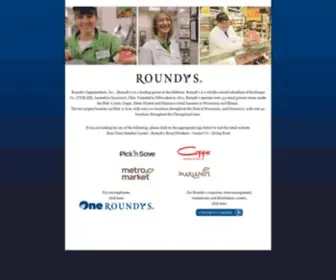 Roundys.com(Roundy's Supermarkets) Screenshot