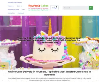 Rourkelacake.com(#1 Rourkela Cake Delivery Shop) Screenshot