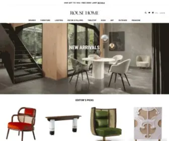 Rousehome.com(Furniture, lighting and decor) Screenshot