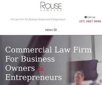 Rouselawyers.com.au(Brisbane Commercial & Business Lawyers) Screenshot