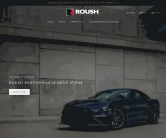 Roushgear.com(ROUSH Performance Merchandise) Screenshot