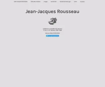 Rousseauonline.ch(L'intégrale) Screenshot