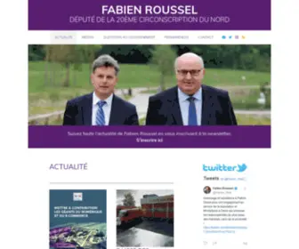 Rousselfabien.com(Actualité Fabien Roussel) Screenshot