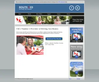 Route-Led.com(Driving Test Routes UK) Screenshot