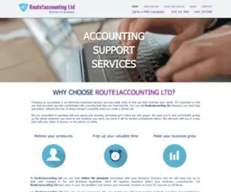 Route1Accounting.co.uk(Accountants in Glasgow) Screenshot