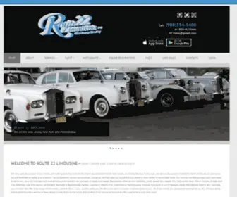 Route22Limousine.com(Route22 Limousine) Screenshot