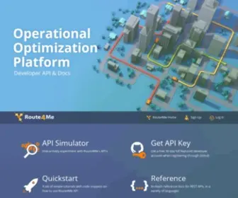 Route4ME.io(Route Planning API) Screenshot