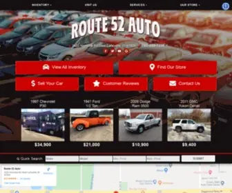 Route52Auto.com(Used cars west lafayette in) Screenshot