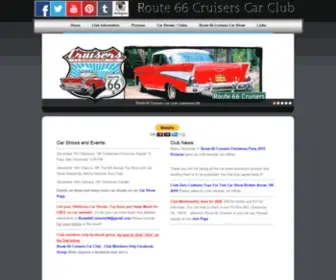 Route66Cruisersok.org(Route 66 Cruisers Car Club) Screenshot