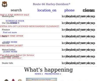Route66H-D.com(Davidson®) Screenshot