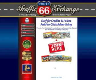 Route66Traffic.com(Route 66 Traffic Free Advertising) Screenshot