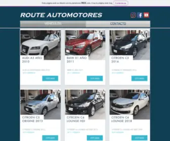 Routeautomotores.com.ar(VEHICULOS) Screenshot