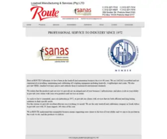 Routecalibration.co.za(Routecalibration) Screenshot