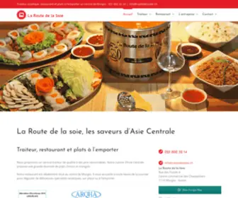 Routedelasoie.ch(Saveurs d'Asie Centrale) Screenshot