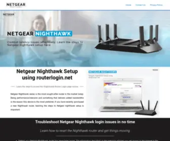 Routeloginr.net(Netgear Nighthawk Setup) Screenshot