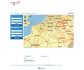 Routenet.be(Routenet Routeplanner) Screenshot