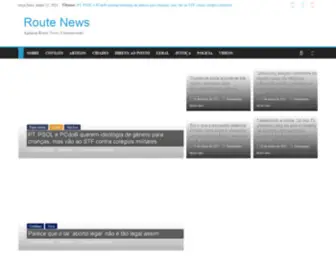 Routenews.com.br(Route News) Screenshot