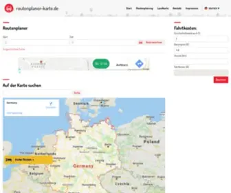 Routenplaner-Karte.de(Route entfernung berechnen) Screenshot