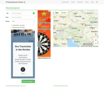 Routenplaner-Karten.at(Kostenloser Routenplaner für Österreich) Screenshot